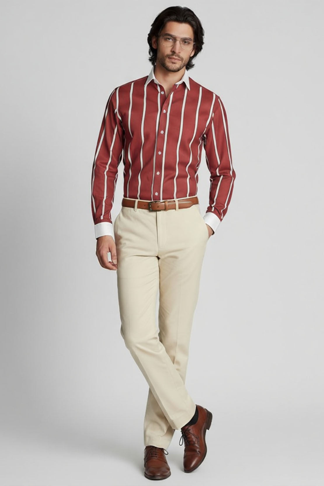 RED NOIR FORMAL SHIRT 