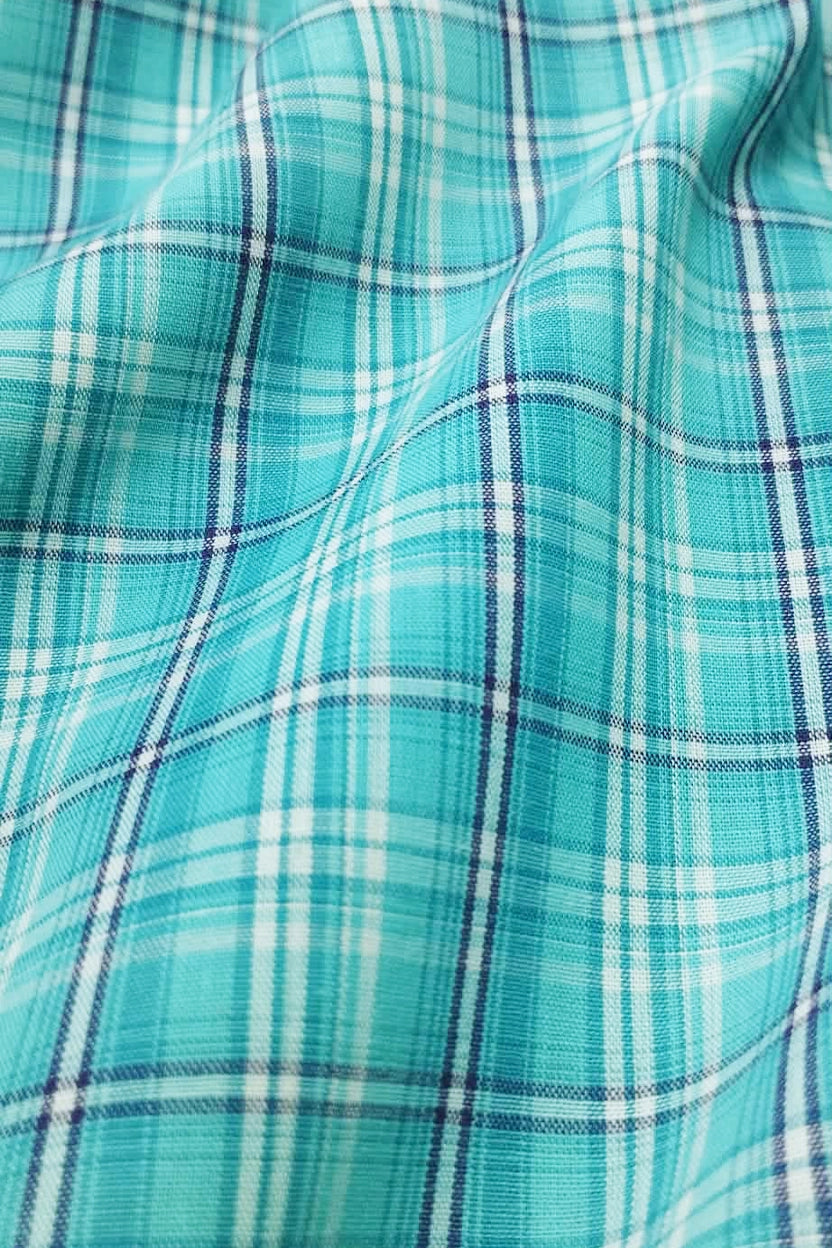 MINT BREEZE PLAID SHIRT