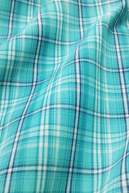 MINT BREEZE PLAID SHIRT