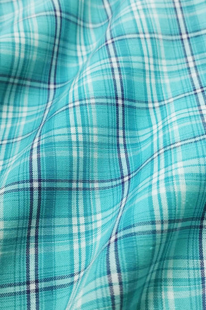 MINT BREEZE PLAID SHIRT