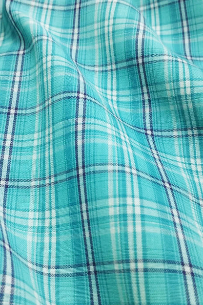 MINT BREEZE PLAID SHIRT