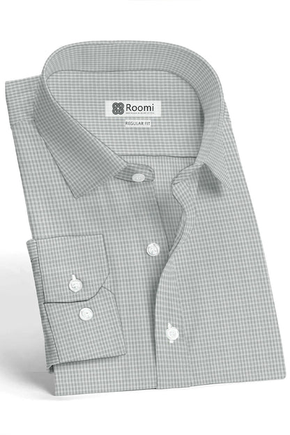 REFINED MICRO CHECK SHIRT