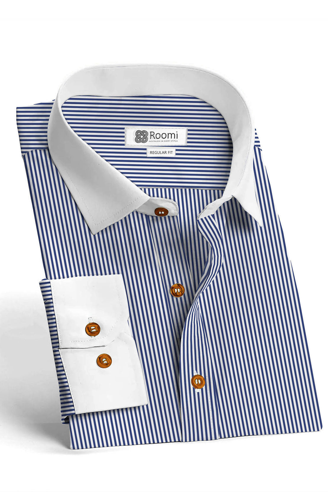 TRYPAN POPLIN STRIPES MODERN SHIRT