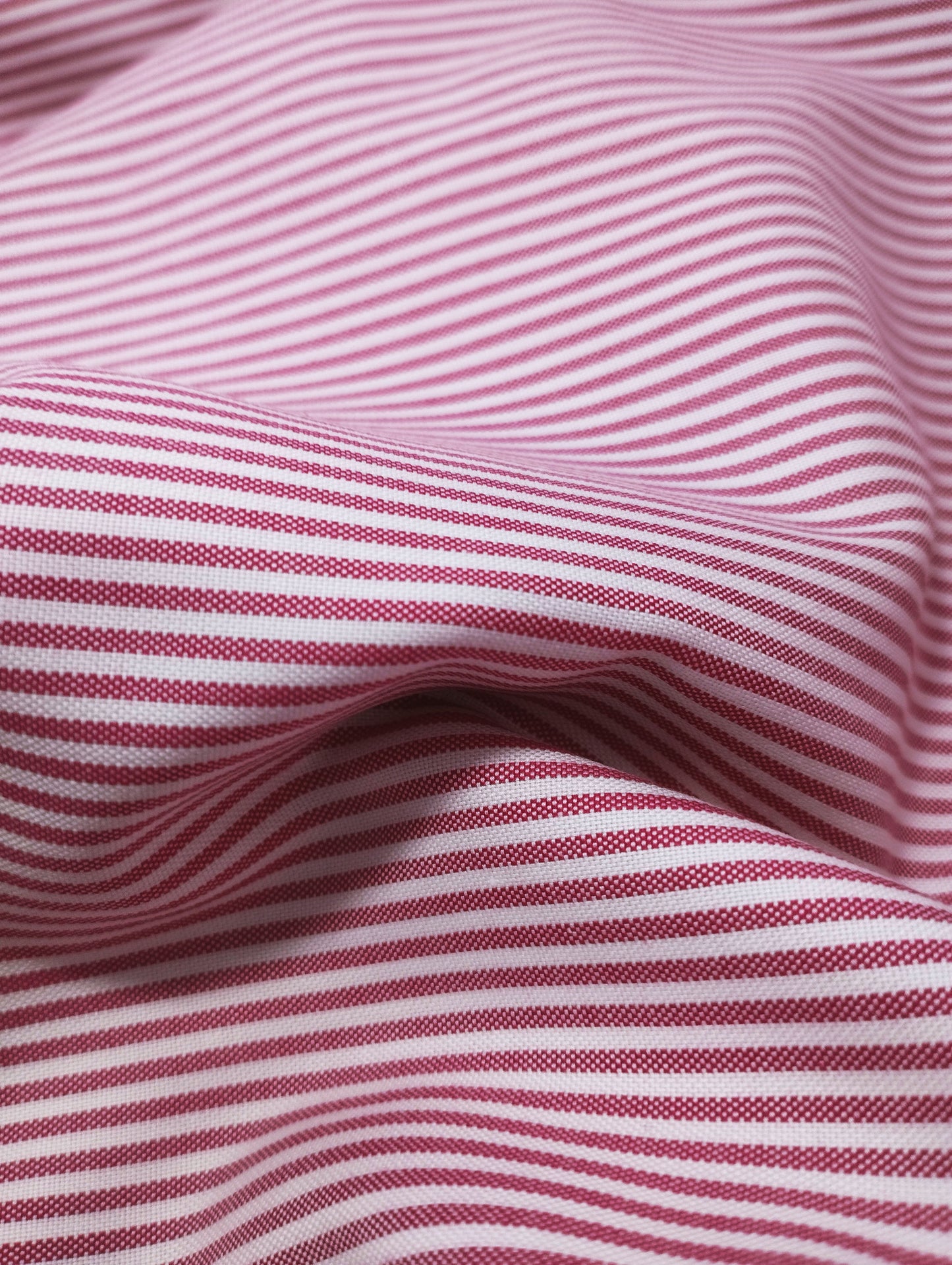 CORAL POPLIN STRIPES SHIRT