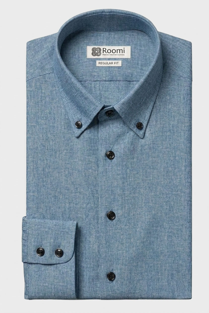 MODERN CHAMBRAY BUTTON DOWN SHIRT