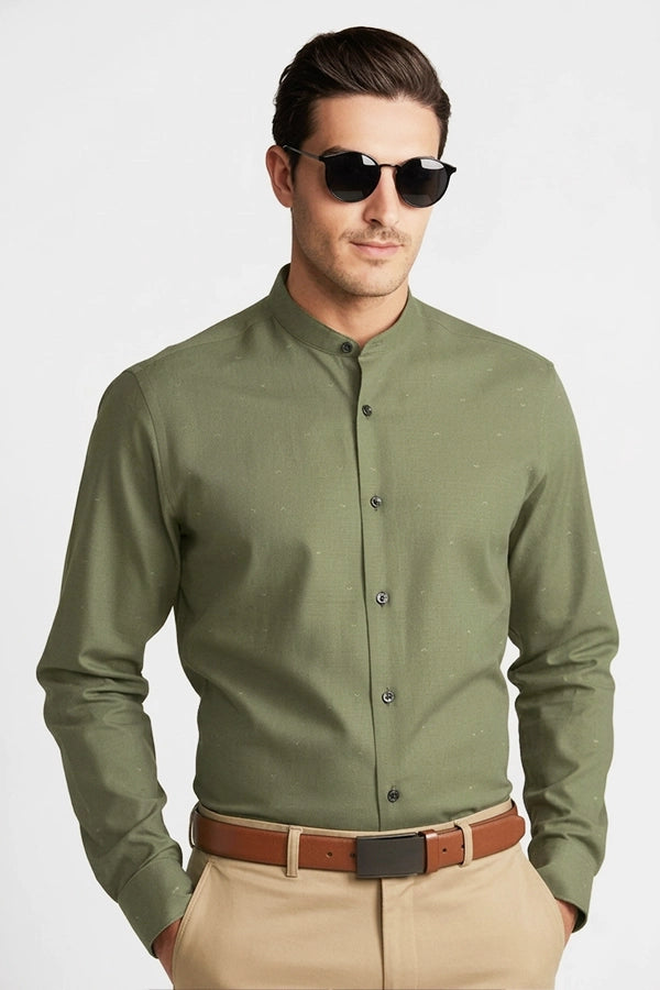 SAGE GREEN BAND COLLAR