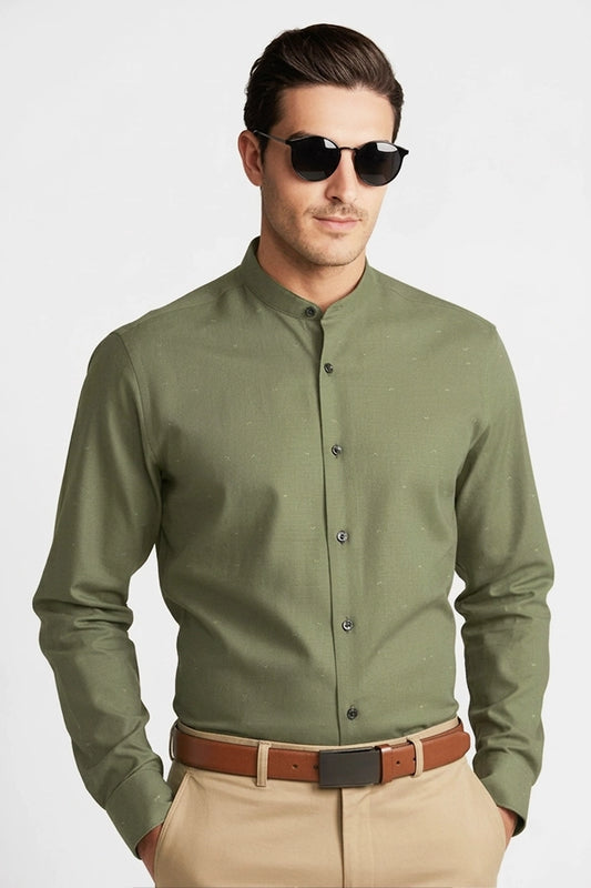 SAGE GREEN BAND COLLAR