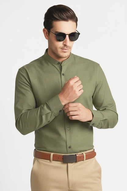 SAGE GREEN BAND COLLAR
