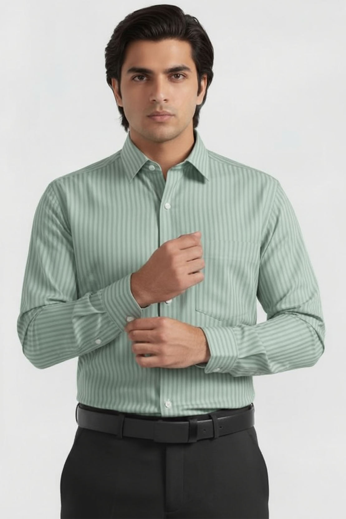 SOPHISTICATED STRIPE BUSINESS SHIRT