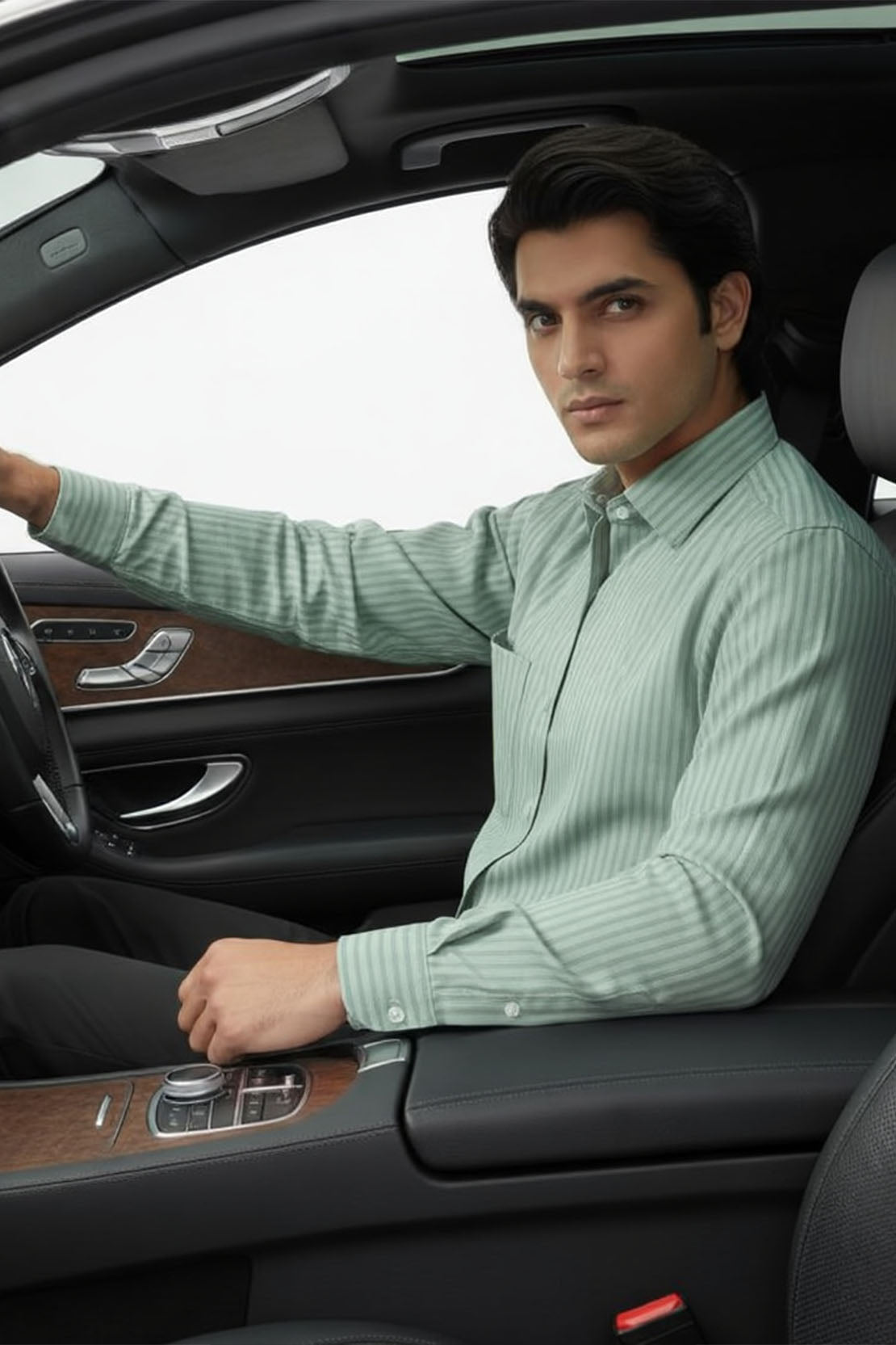 SOPHISTICATED STRIPE BUSINESS SHIRT 