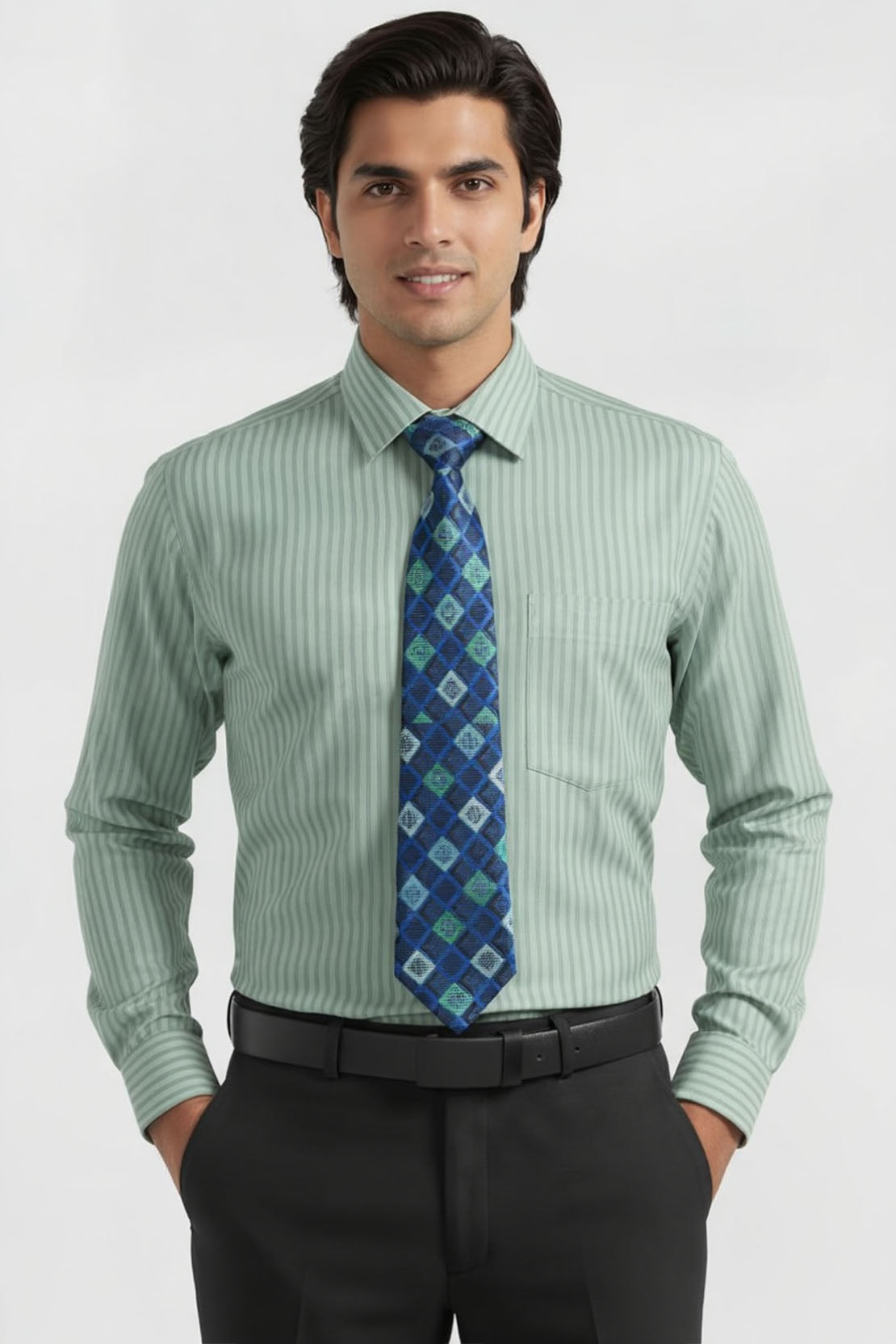 SOPHISTICATED STRIPE BUSINESS SHIRT