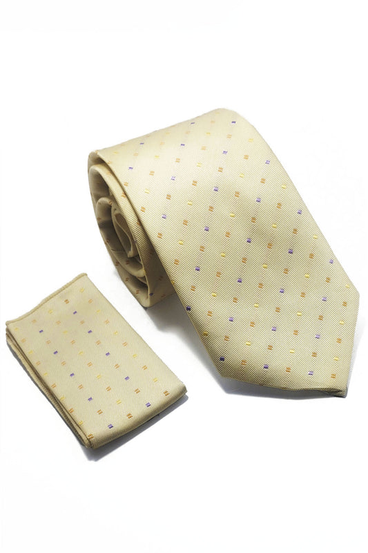 SPRINKLED DOTS TIE SET