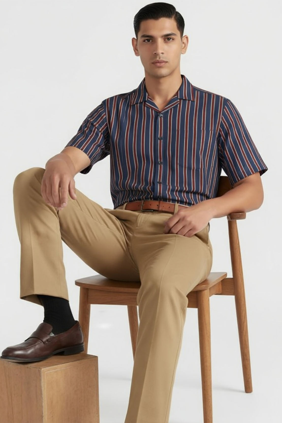 URBAN CUBAN STRIPE SHIRT