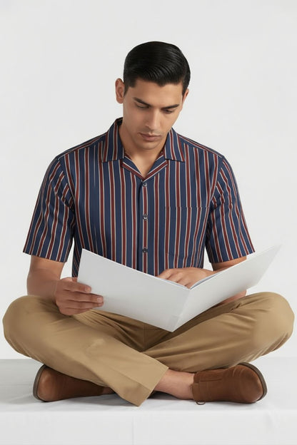 URBAN CUBAN STRIPE SHIRT