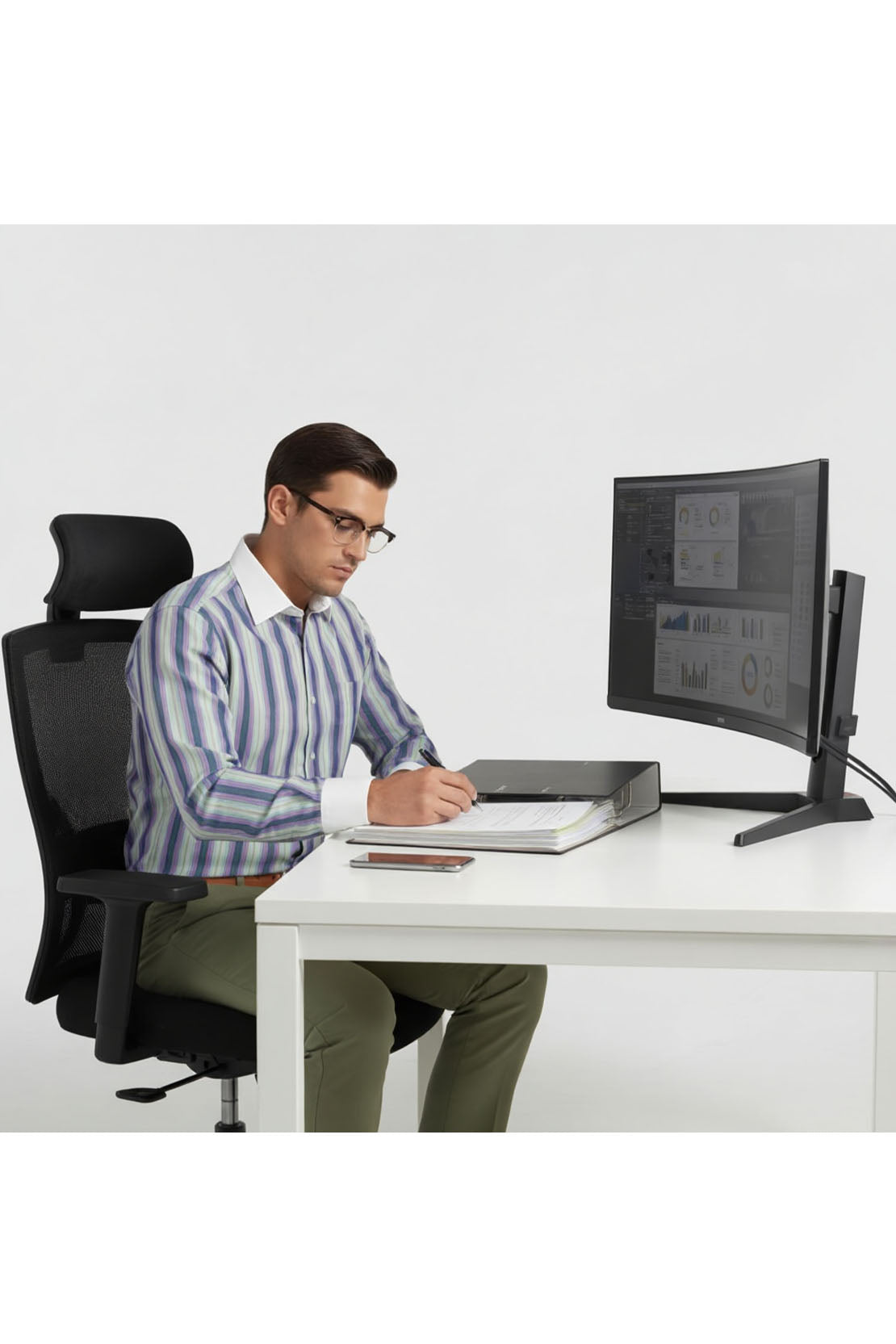 URBAN PASTEL STRIPED DRESS WINCHESTER SHIRT