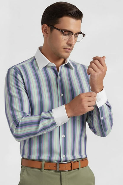 URBAN PASTEL STRIPED DRESS WINCHESTER SHIRT