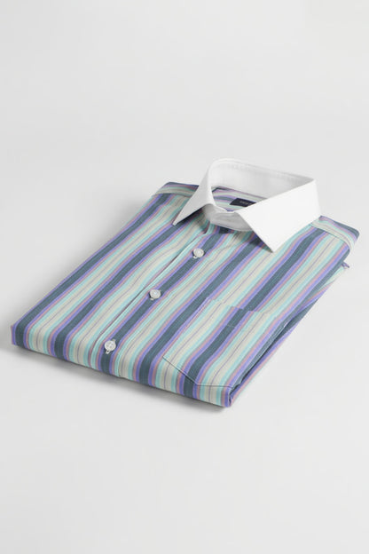 URBAN PASTEL STRIPED DRESS WINCHESTER SHIRT