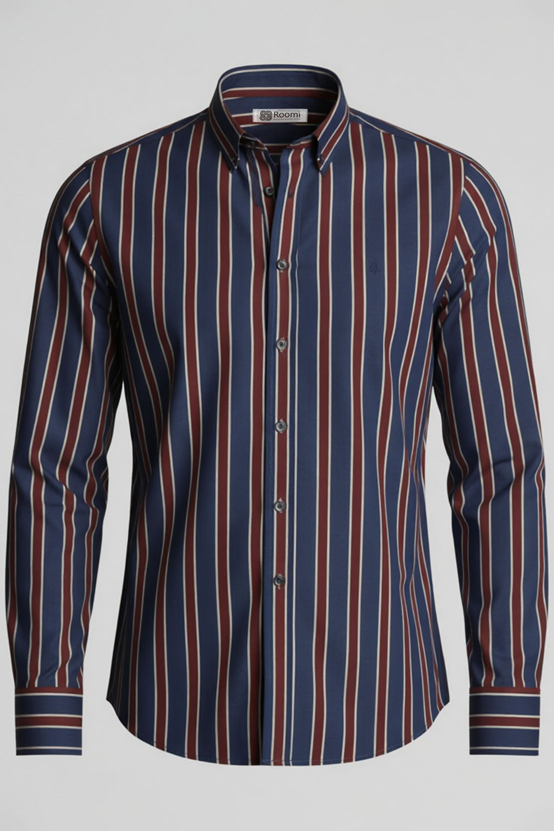 URBAN STRIPE DUAL-TONE SHIRT