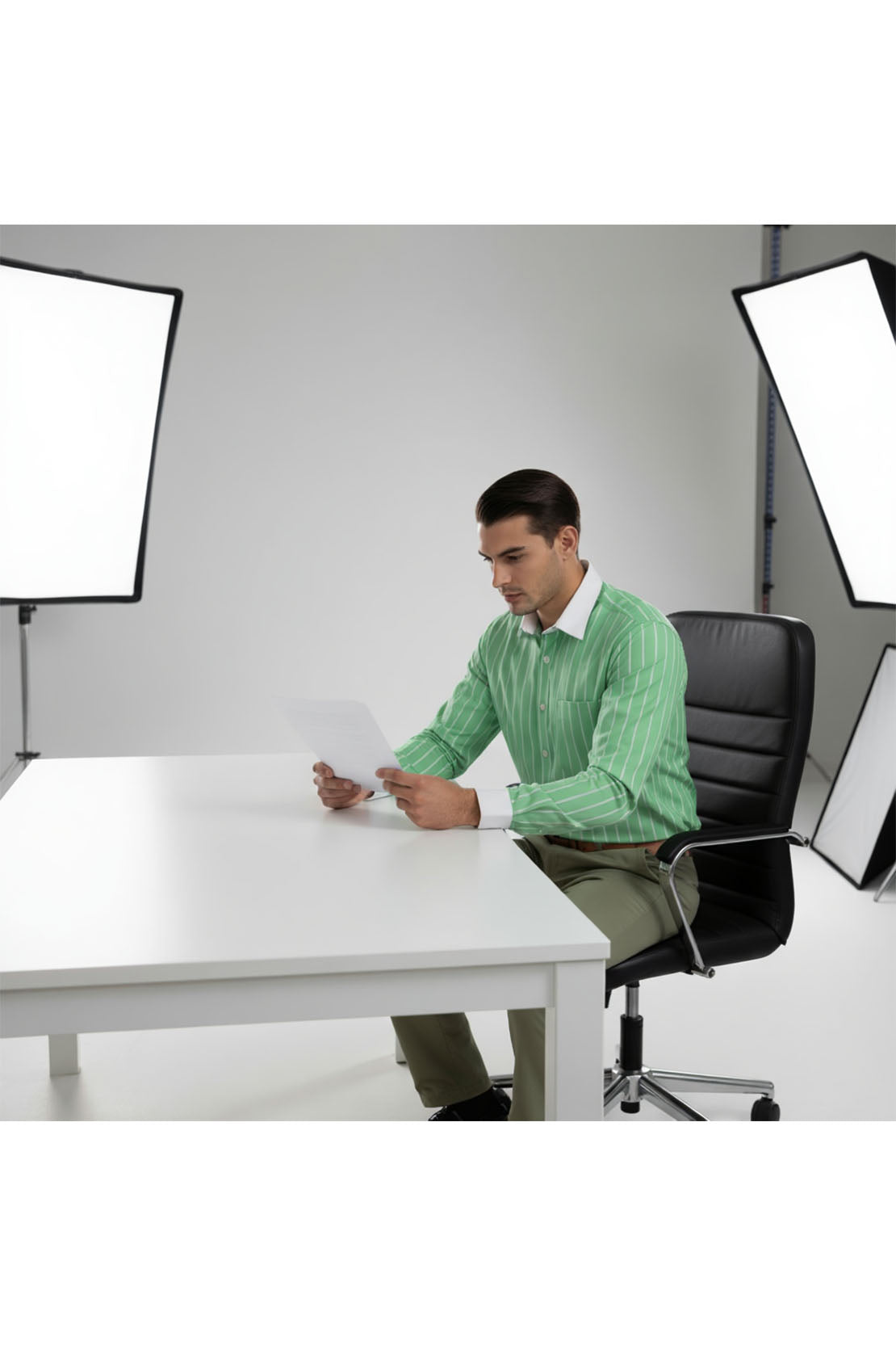 VERDANT STRIPE FORMAL WEAR