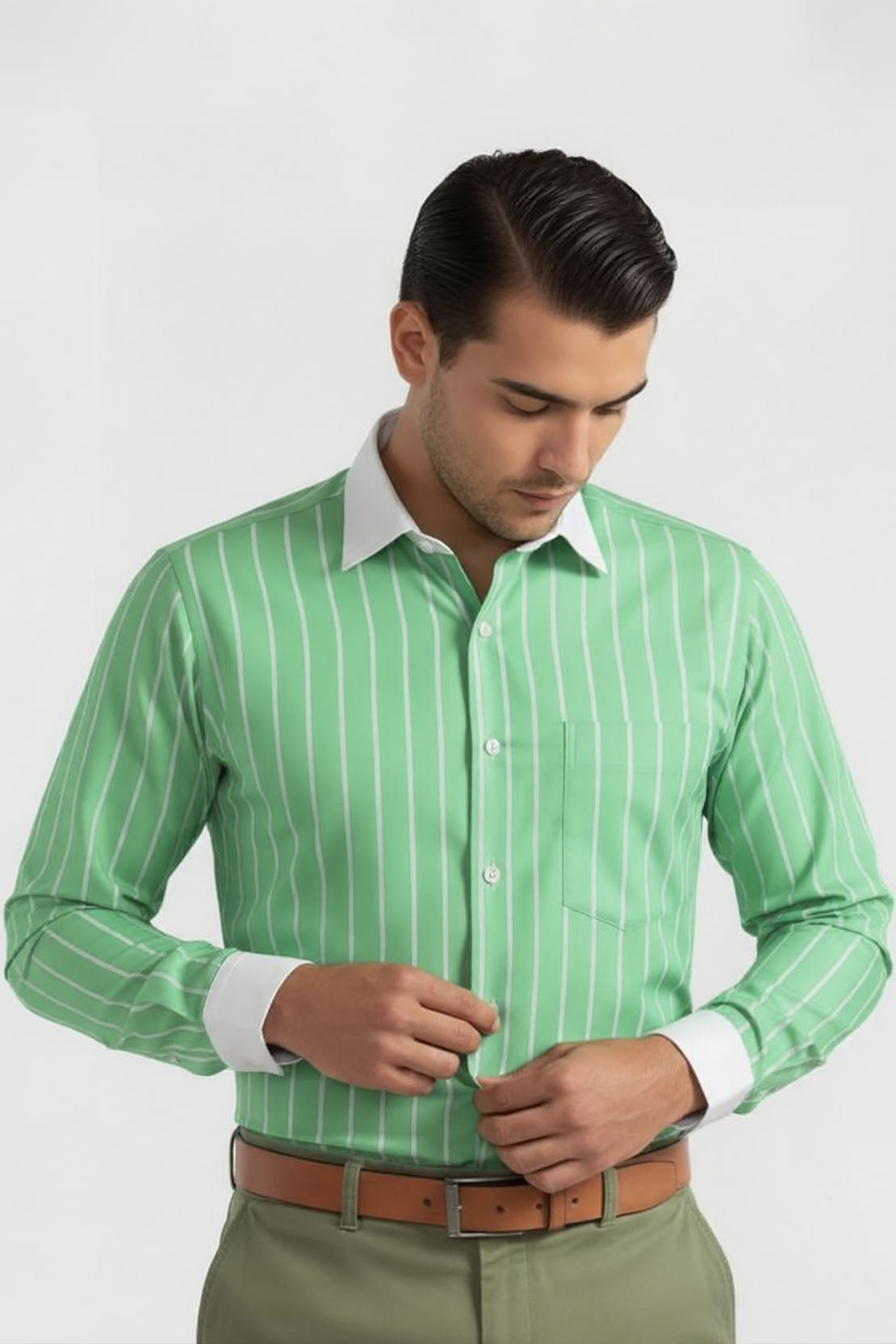 VERDANT STRIPE FORMAL WEAR