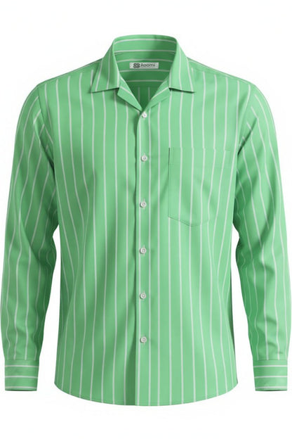 VERDANT STRIPE FORMAL WEAR SHIRT