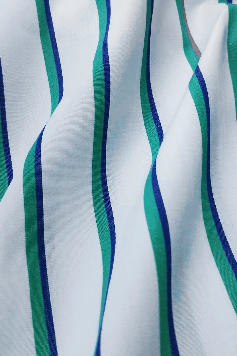 VIBRANT COASTAL LINED STRIPED