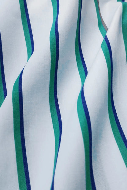 VIBRANT COASTAL LINED STRIPED