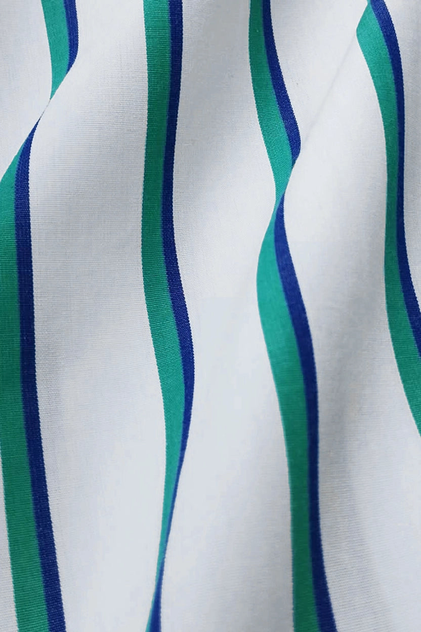 VIBRANT COASTAL LINED STRIPED