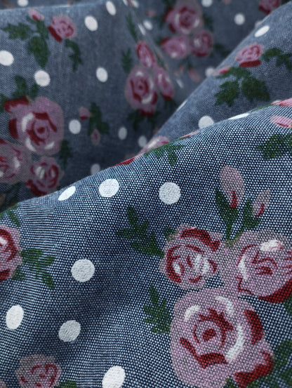 VINTAGE FLORAL PRUSSIAN SHIRT