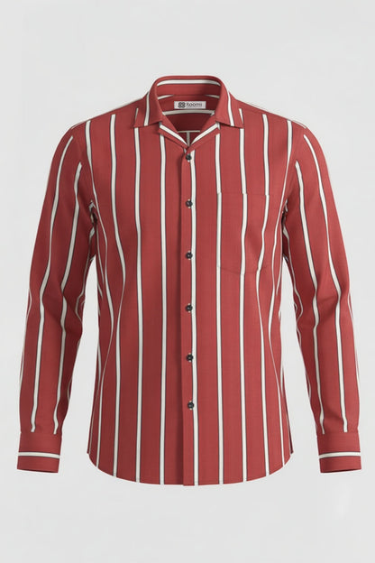 WINE LINE DRESS SHIRT