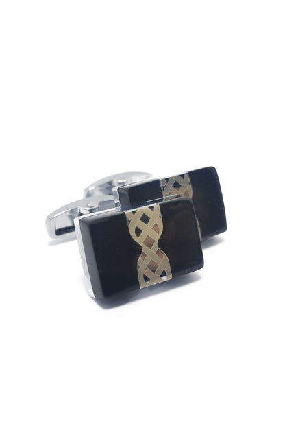 ELEGANT STONE CUFFLINKS