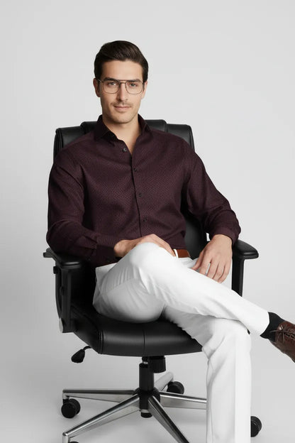 INTRICATE MICRO WEAVE SHIRT