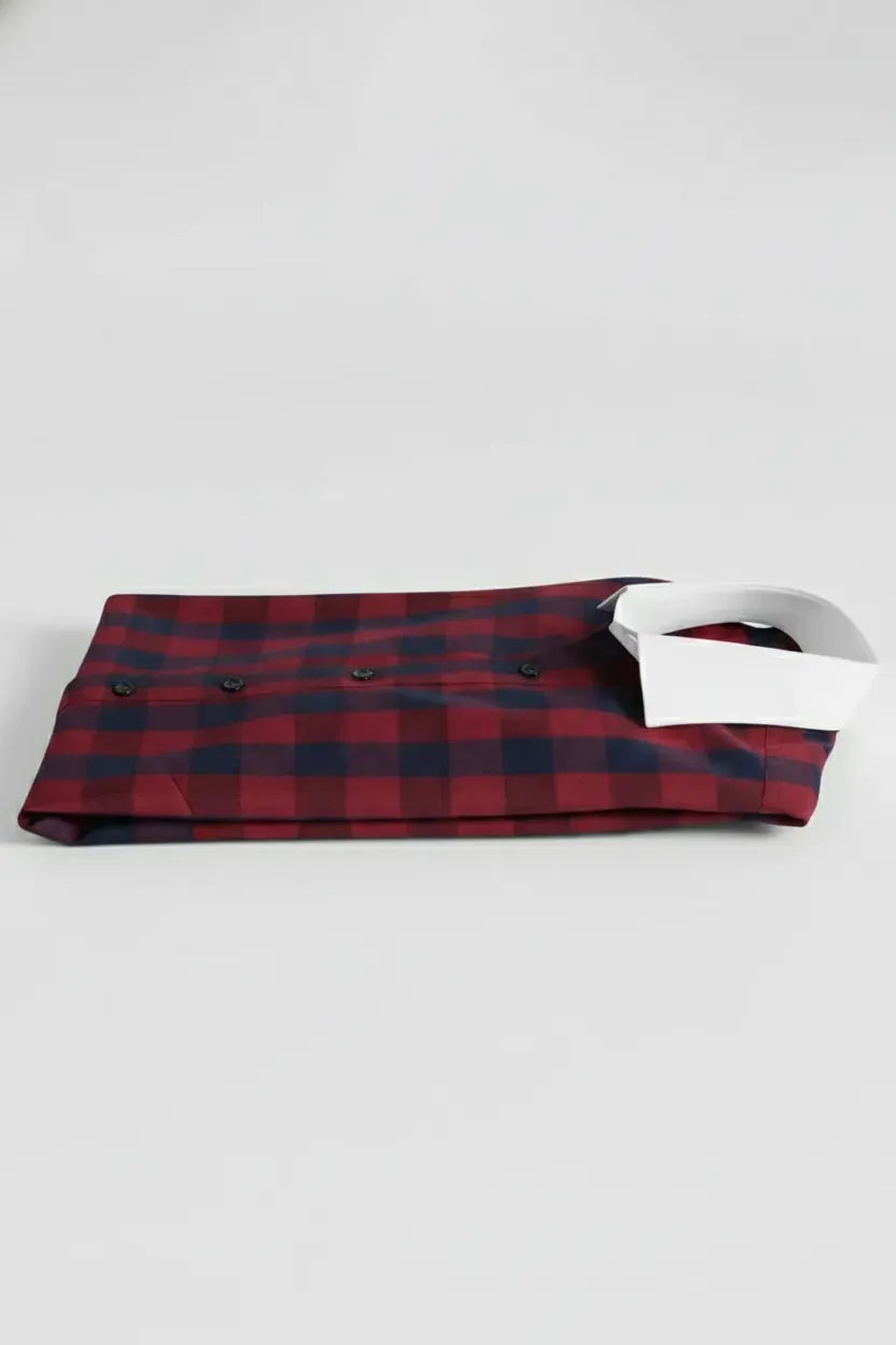 PREMIUM RED CHECK SHIRT