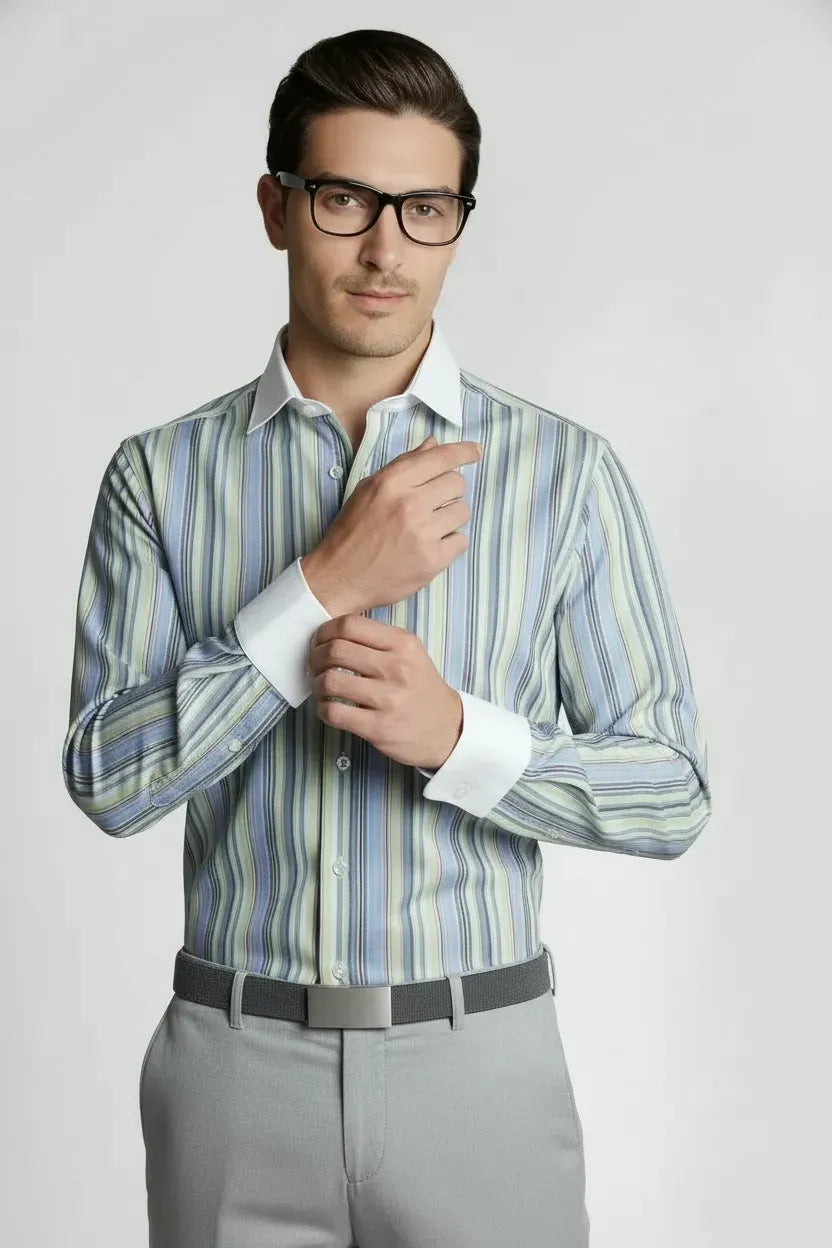 OCEAN BREEZE LINEAR SHIRT
