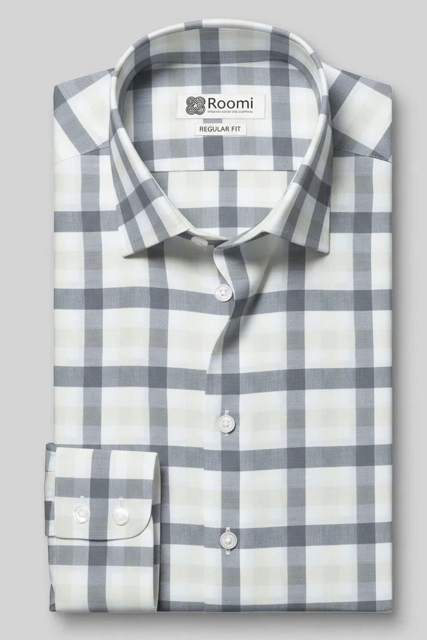 REFINED ASH GINGHAM SHIRT