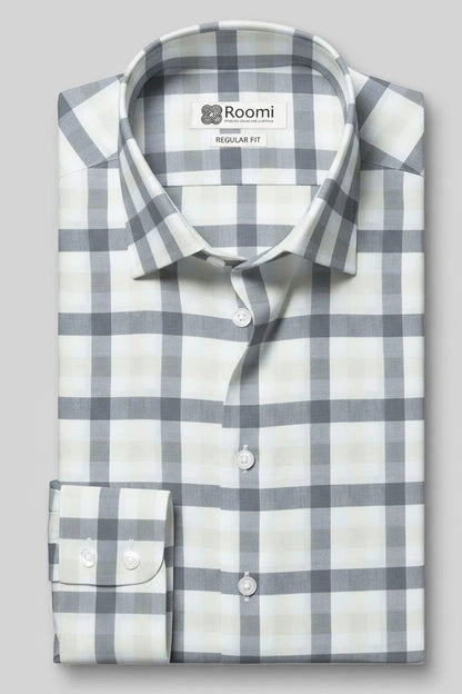 REFINED ASH GINGHAM SHIRT