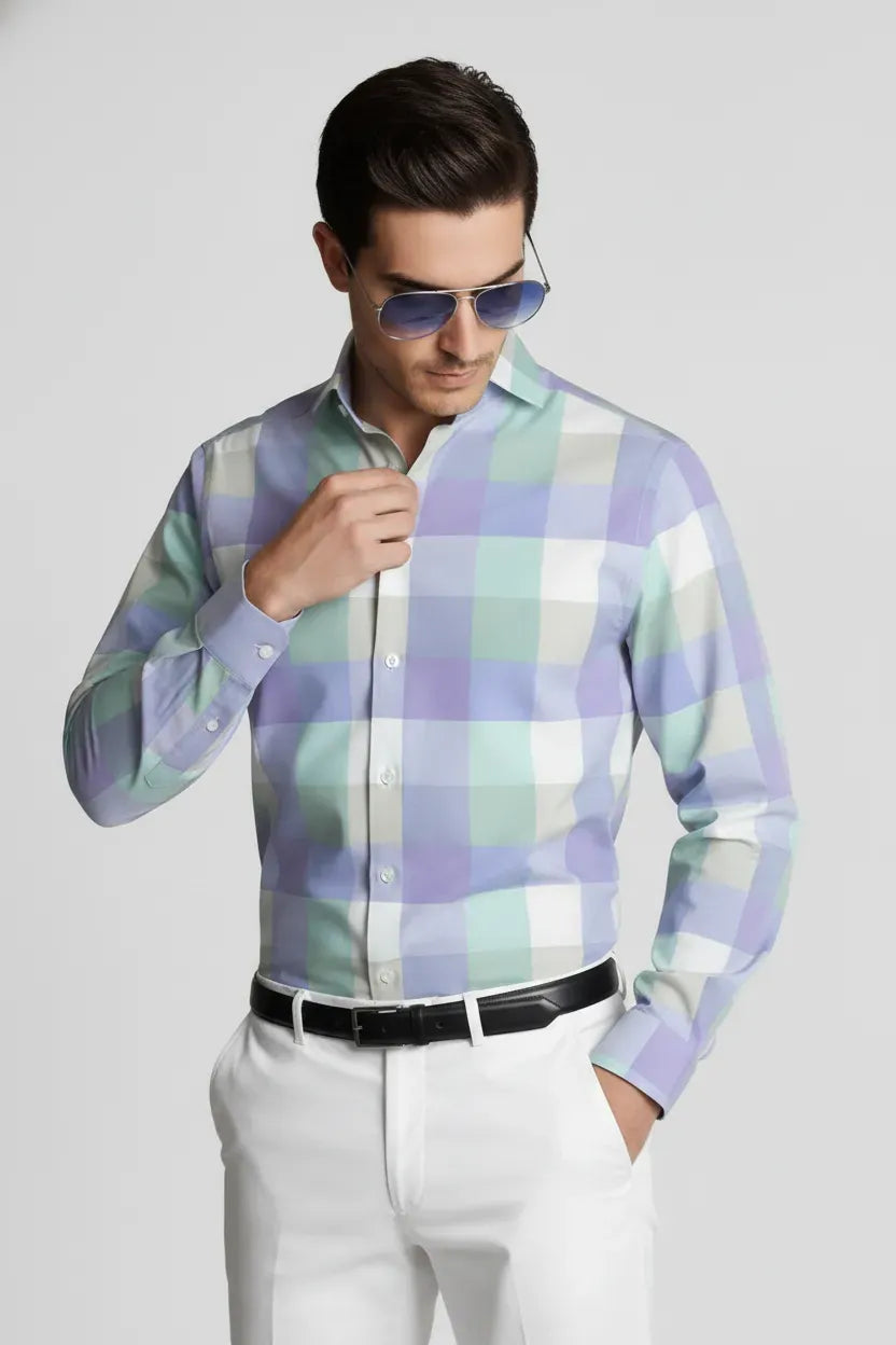SPRING REFRESH PLAID SHIRT