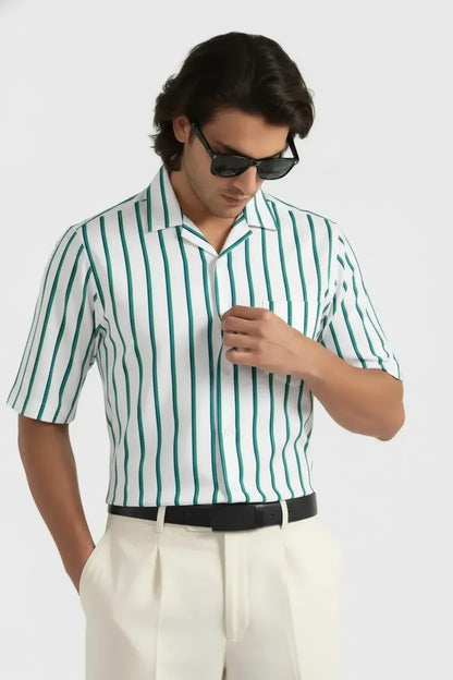 CRUISE BLUE GREEN STRIPE
