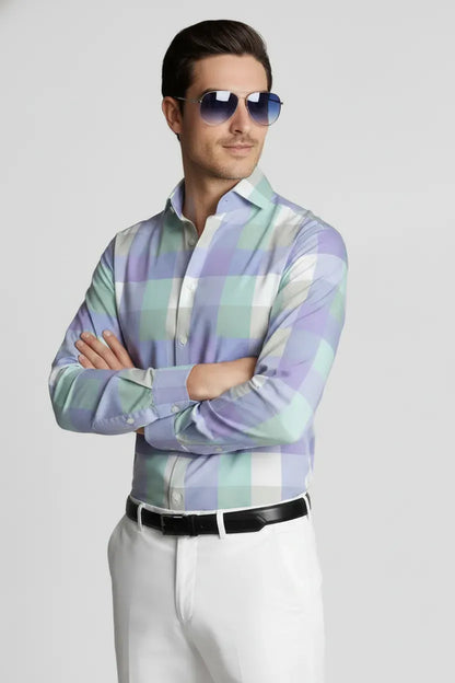 SPRING REFRESH PLAID SHIRT