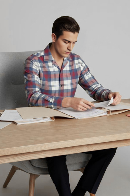 TIMELESS PLAID CUBAN SHIRT