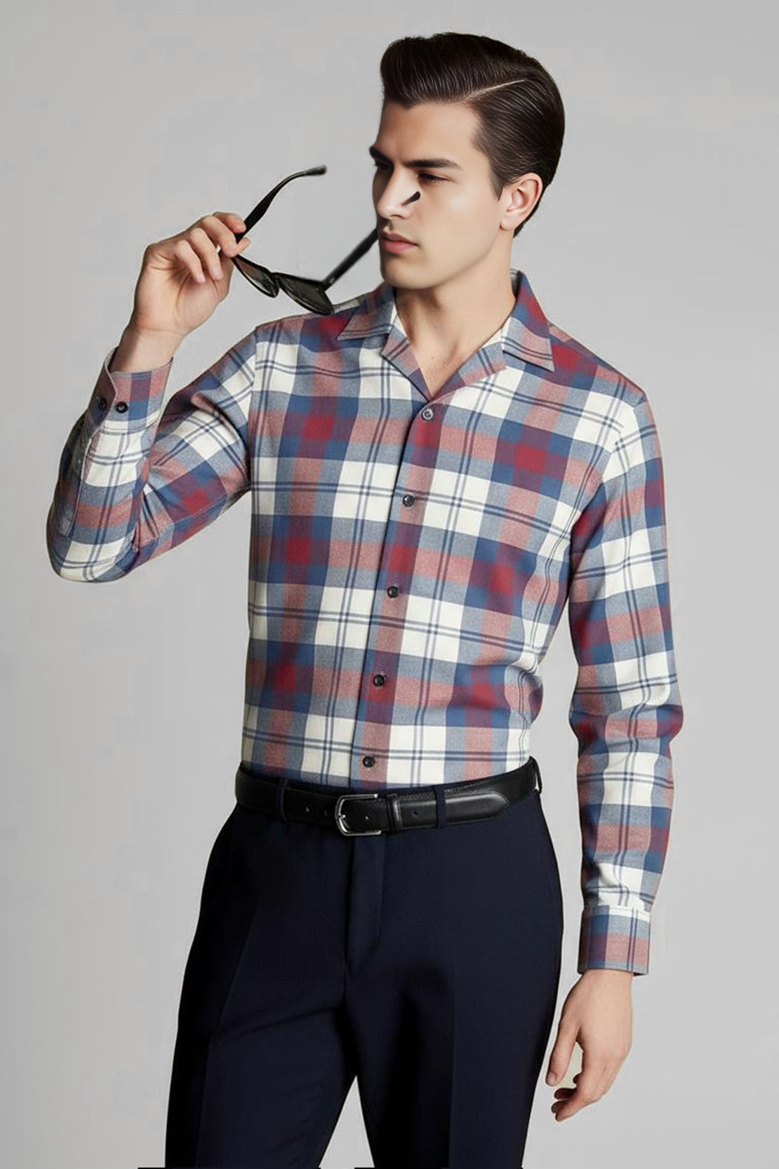 TIMELESS PLAID CUBAN SHIRT