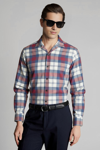 TIMELESS PLAID CUBAN SHIRT