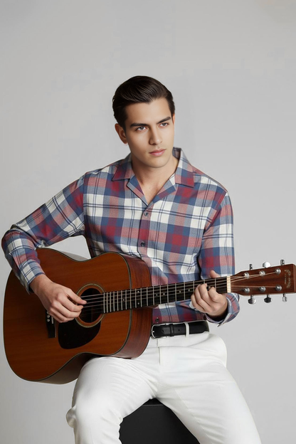 TIMELESS PLAID CUBAN SHIRT