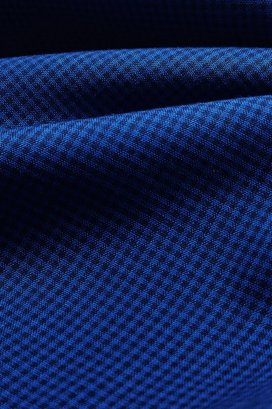 NAVY MICRO HOUNDSTOOTH