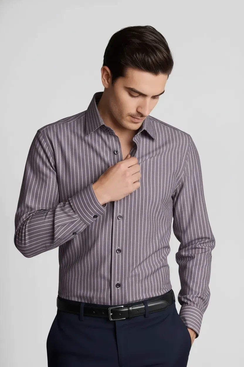 CHEVRON STRIPE SHIRT