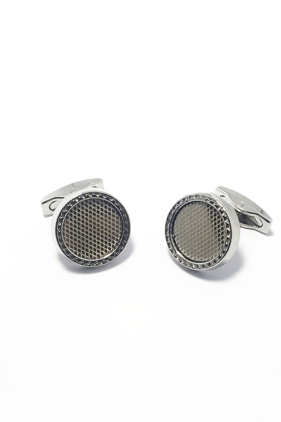 ABSTRACT MIRROR CUFFLINK