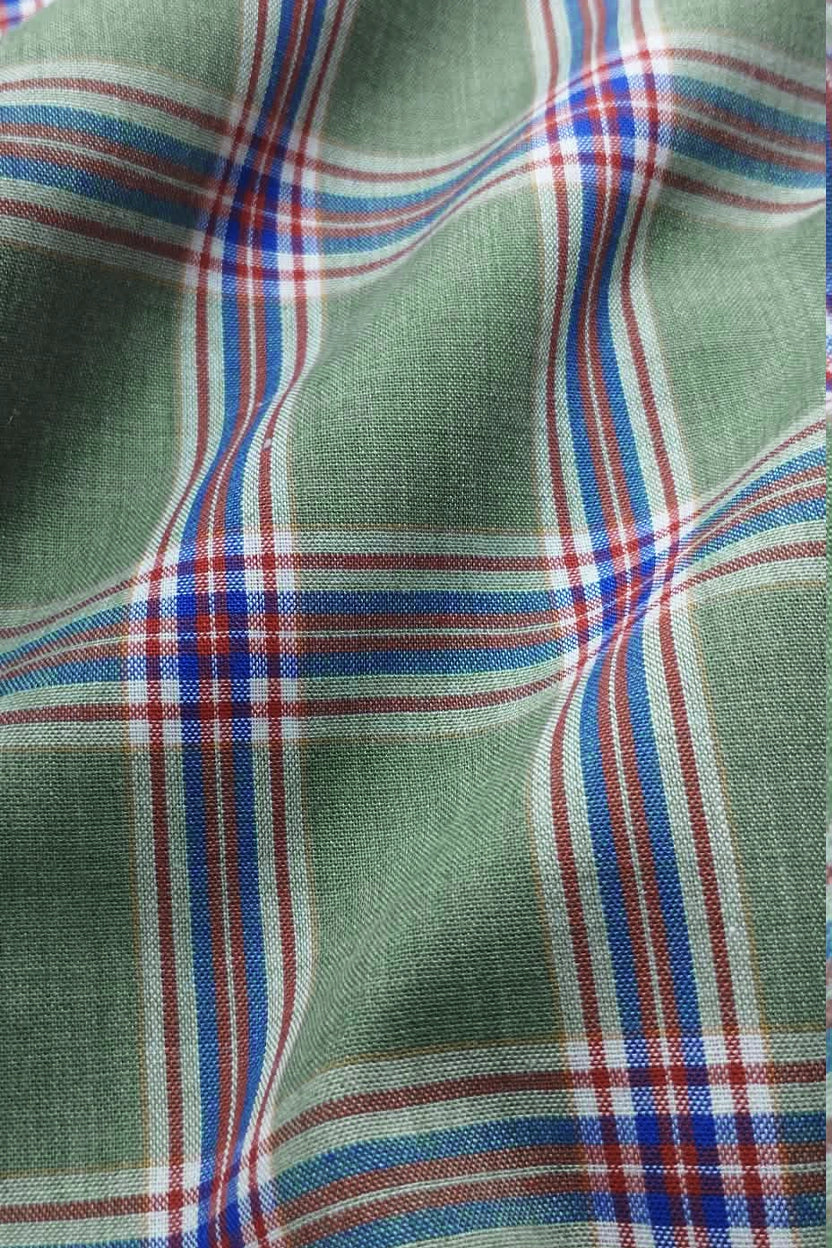ELEVATED GREEN PLAID CHECK