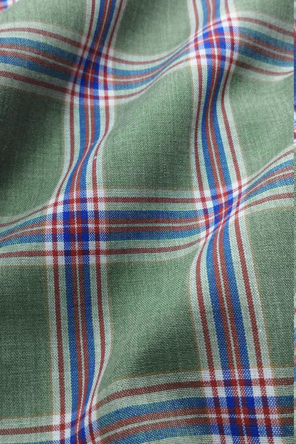 ELEVATED GREEN PLAID CHECK