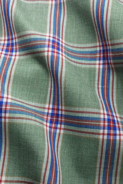 ELEVATED GREEN PLAID CHECK