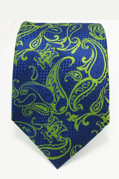 VIBRANT LIME PAISLEY TIE